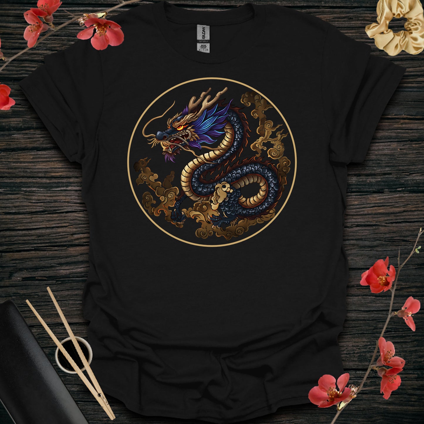 Midnight and Gold Dragon