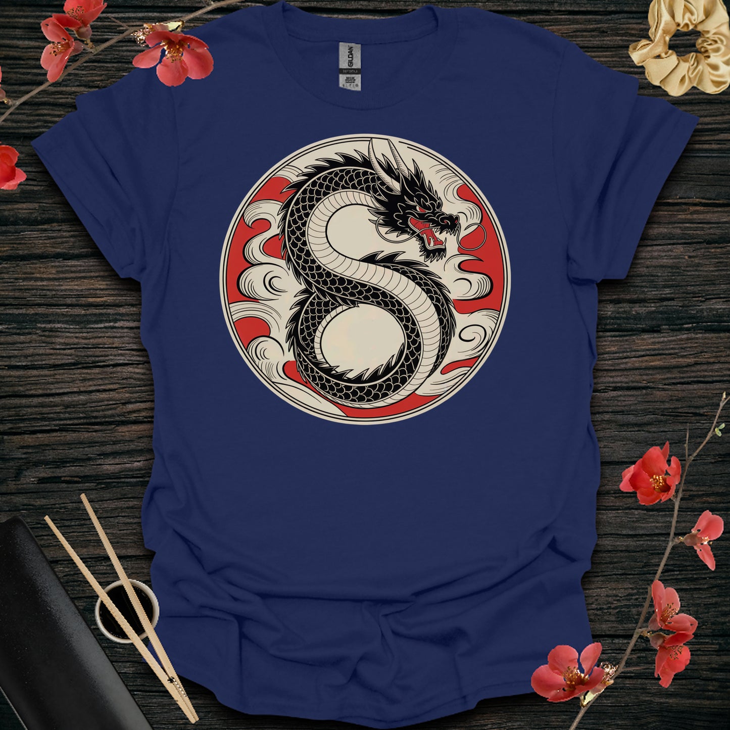 Black and Gold Dragon