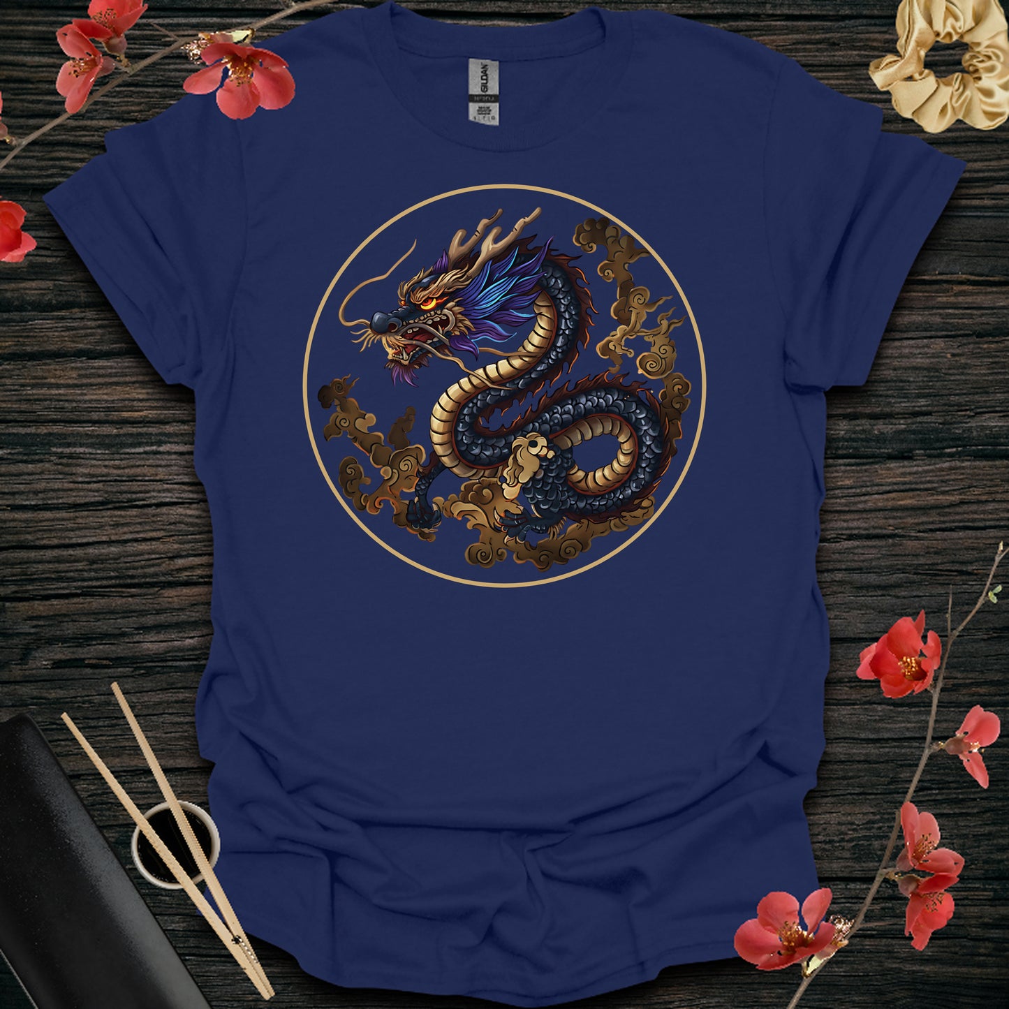 Midnight and Gold Dragon