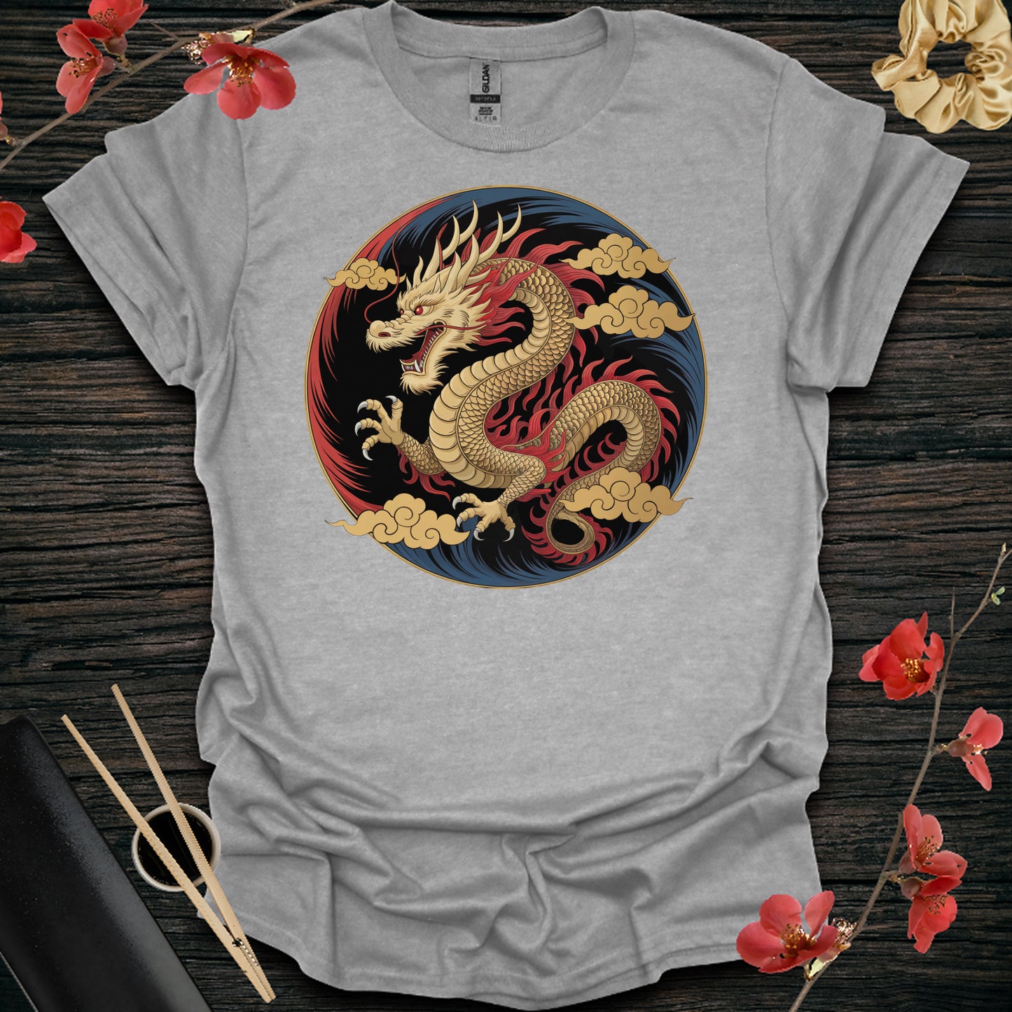 Yellow and Gold Dragon