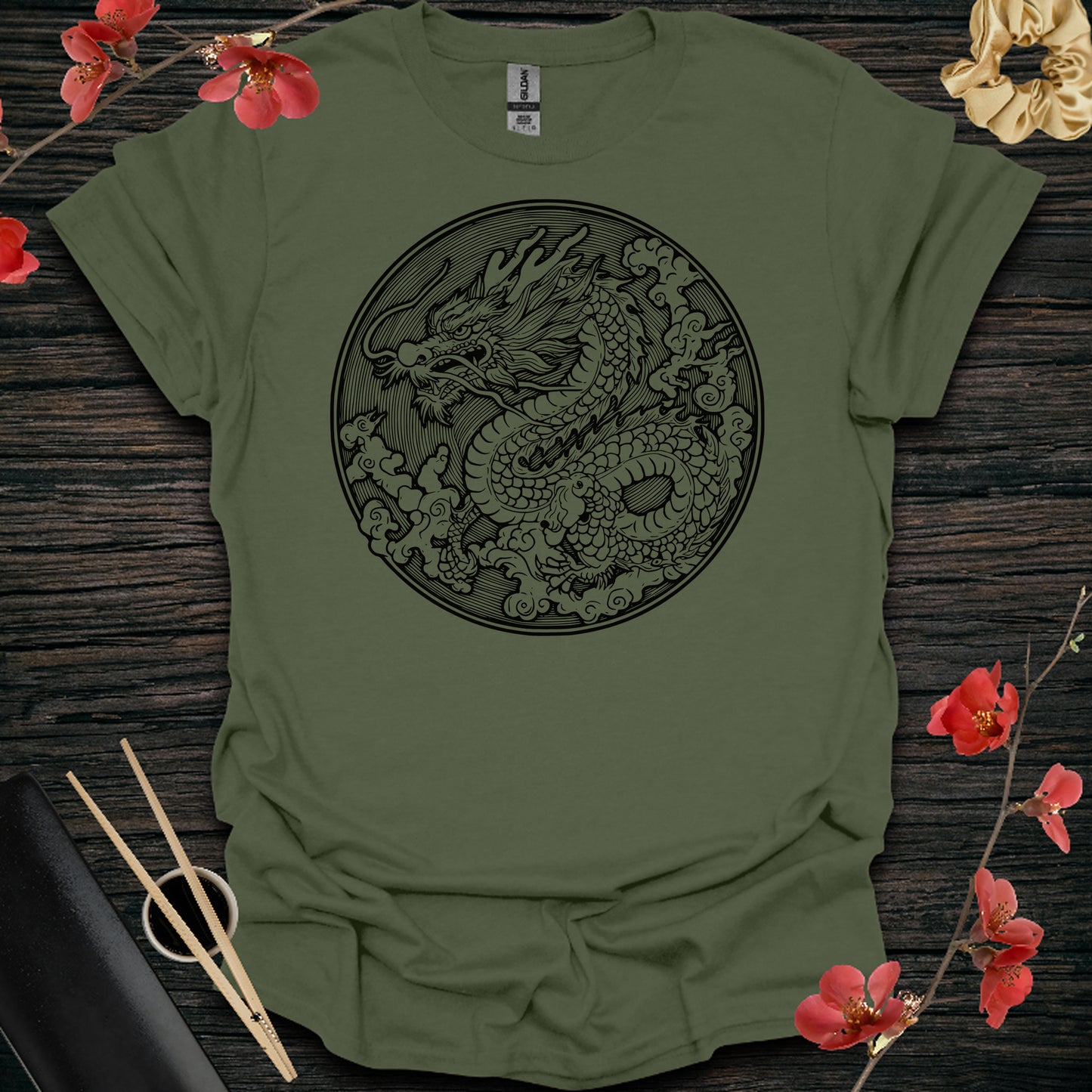 Tribal Dragon Tattoo