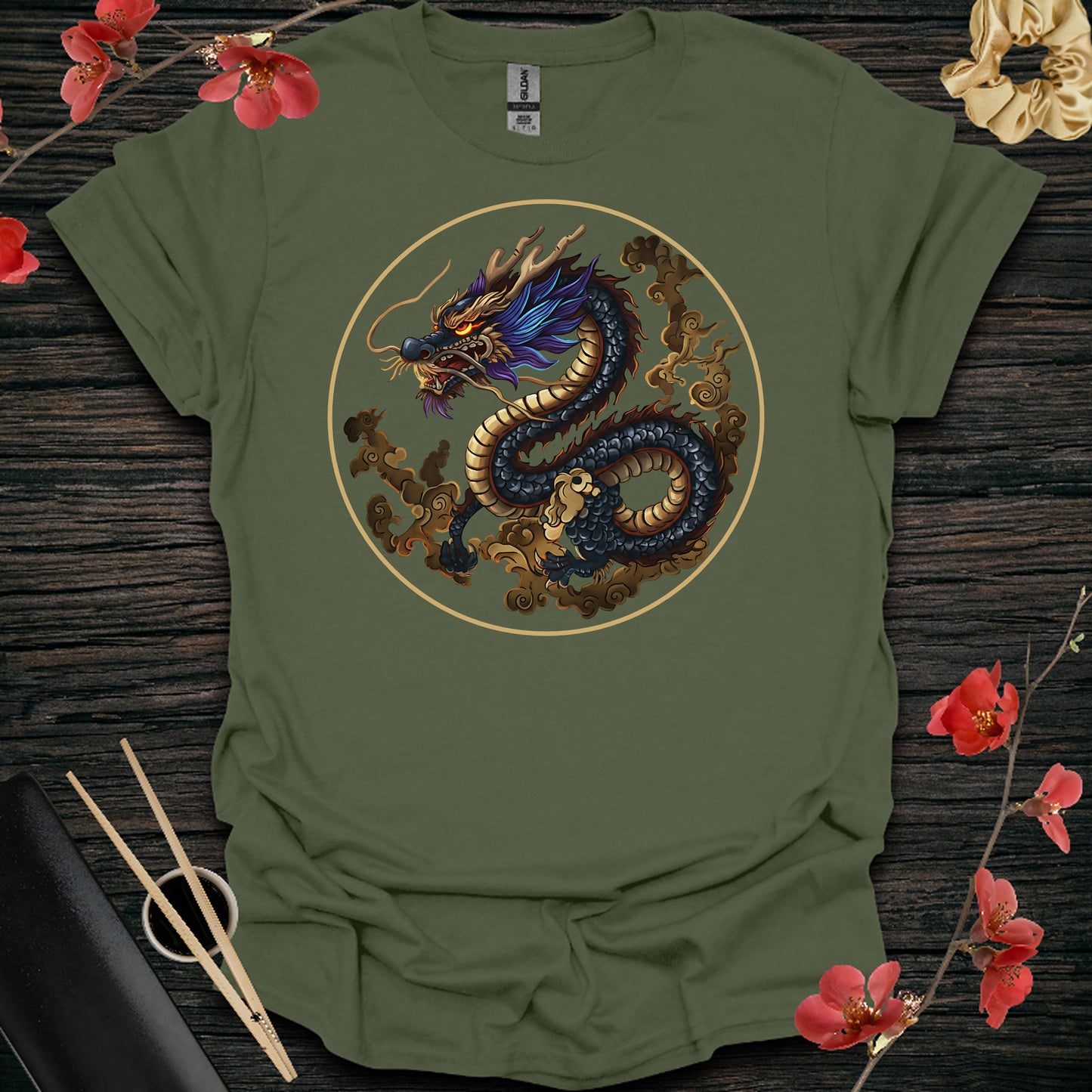 Midnight and Gold Dragon