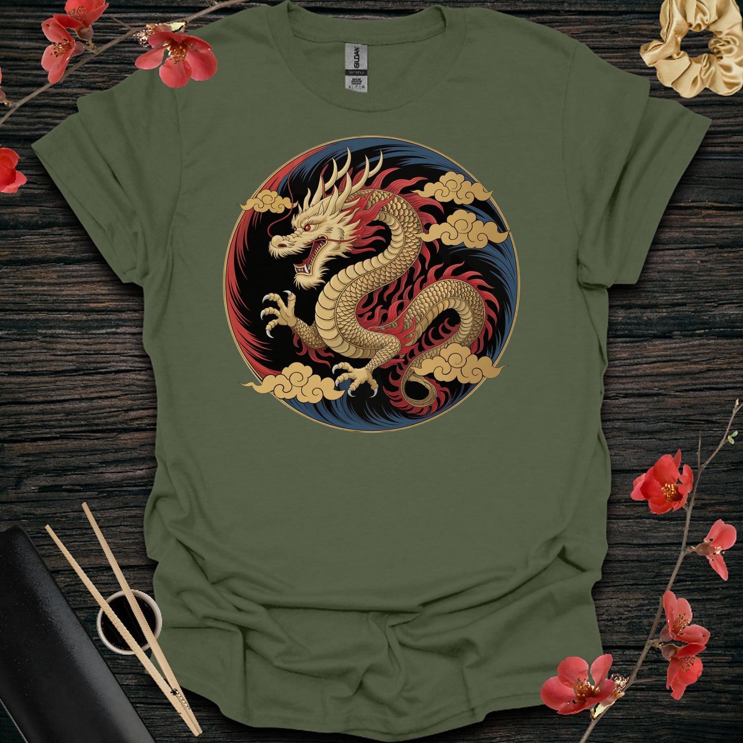 Yellow and Gold Dragon