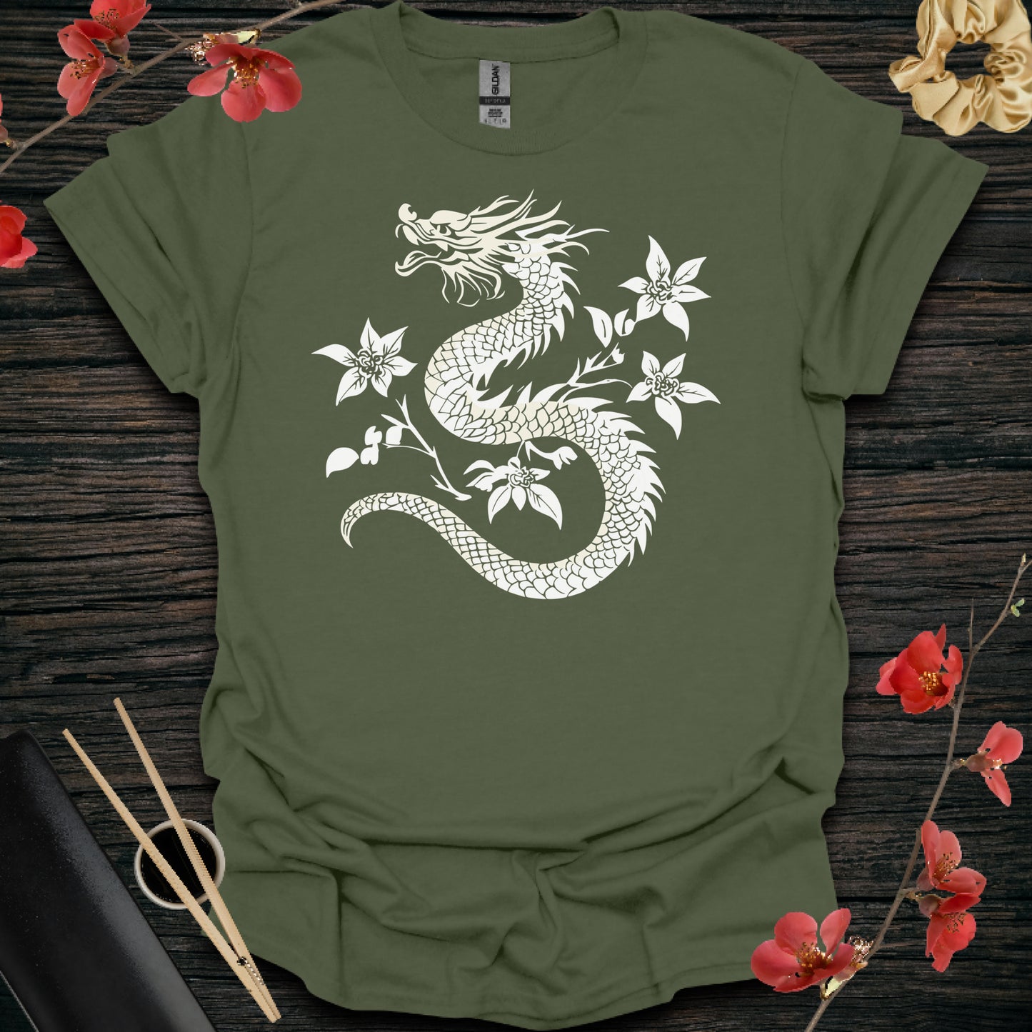 Black/White Rose Dragon