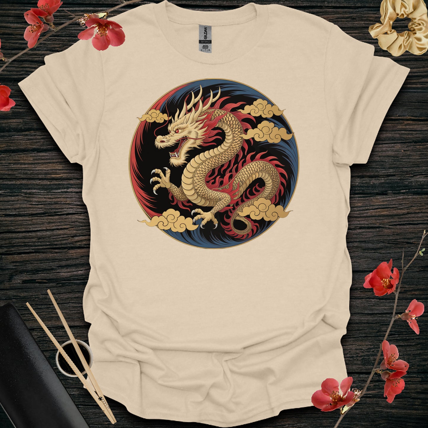 Yellow and Gold Dragon