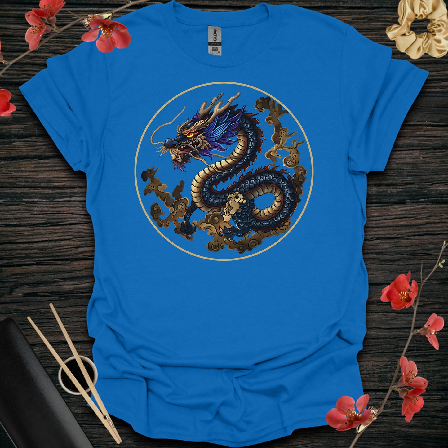 Midnight and Gold Dragon