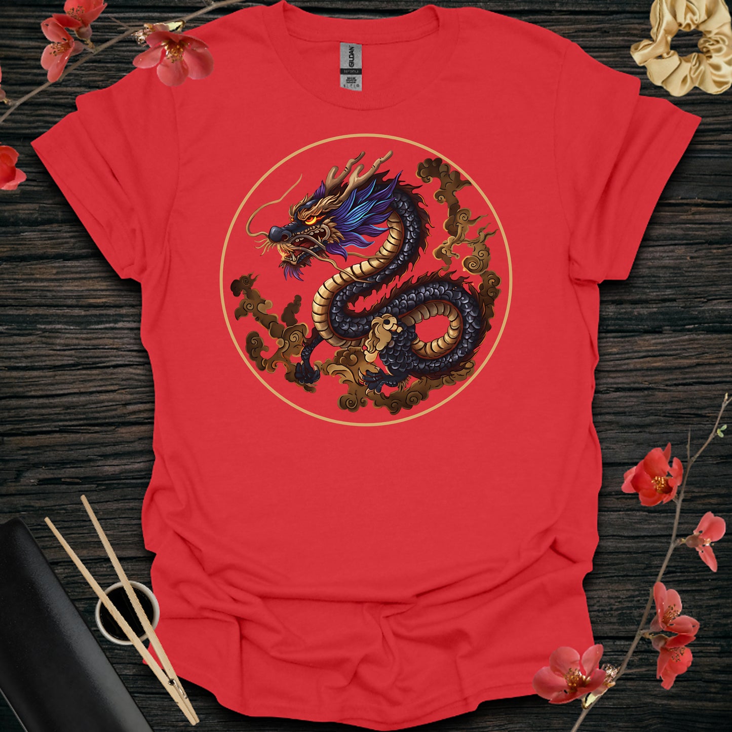 Midnight and Gold Dragon