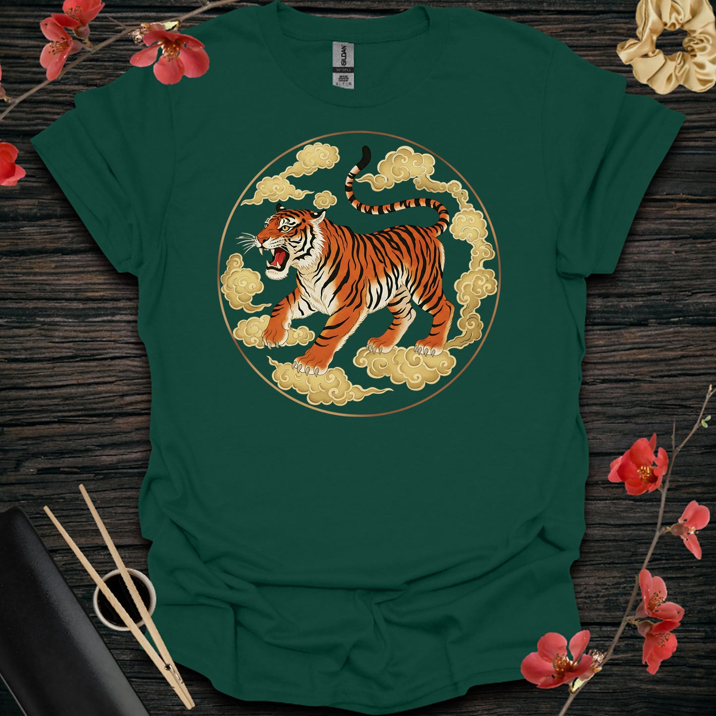 Orange and Gold Tiger