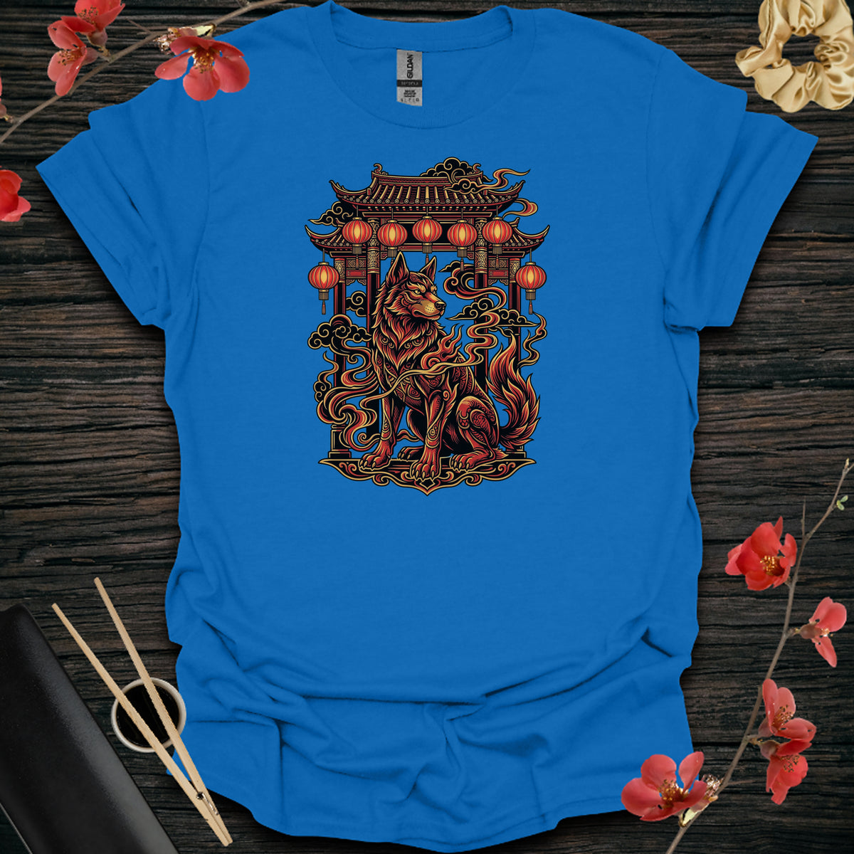 Lunar Guard Dog T-Shirt - Royal