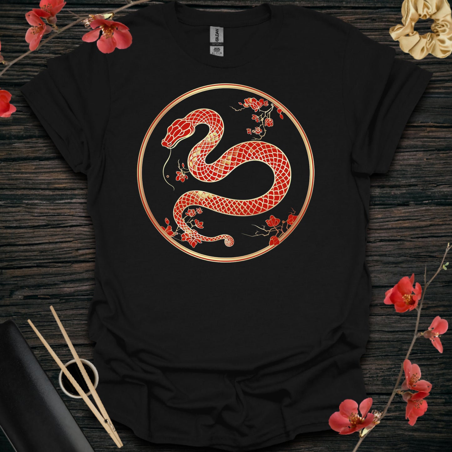 Red and Gold Snake