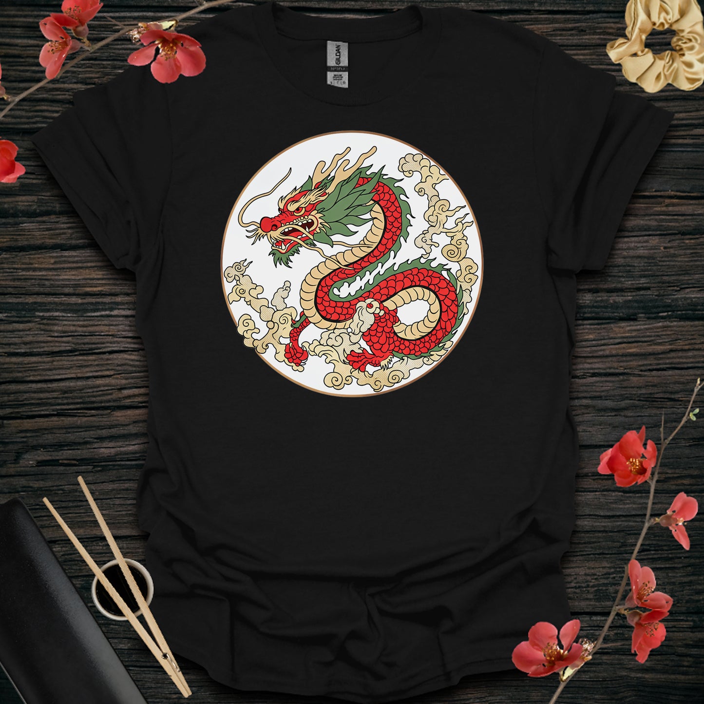Red and Gold Dawn Dragon
