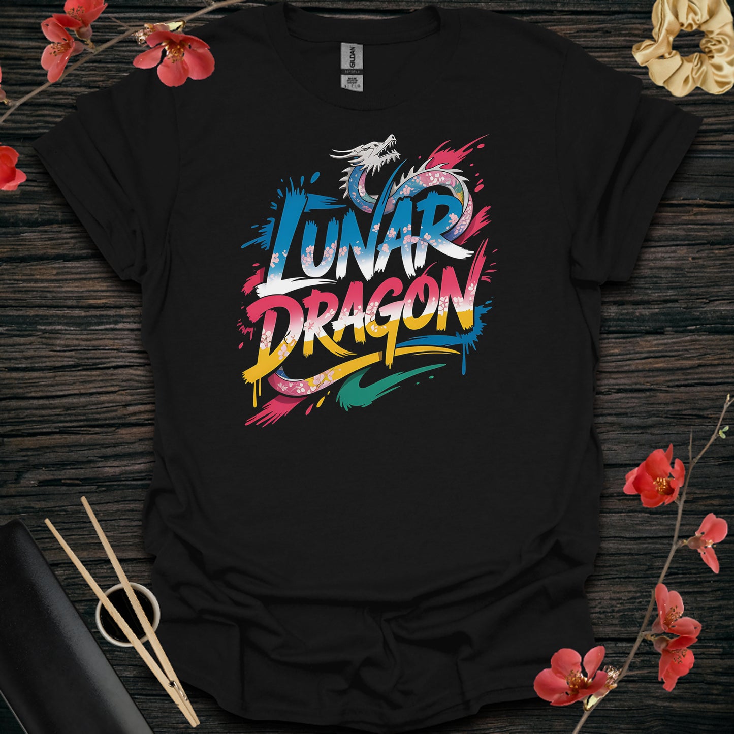 Paint Splattered Dragon