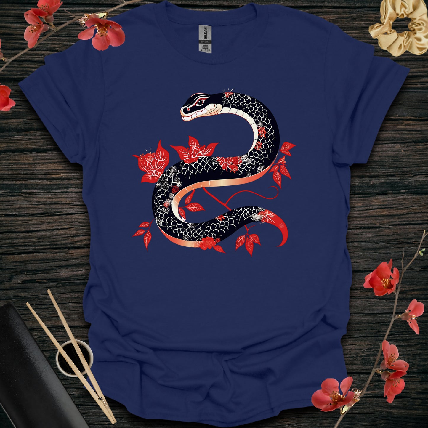 Navy Rose Snake