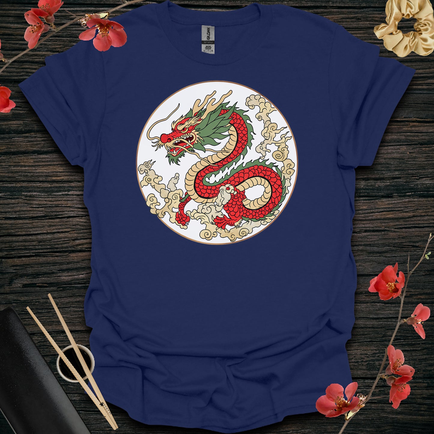 Red and Gold Dawn Dragon