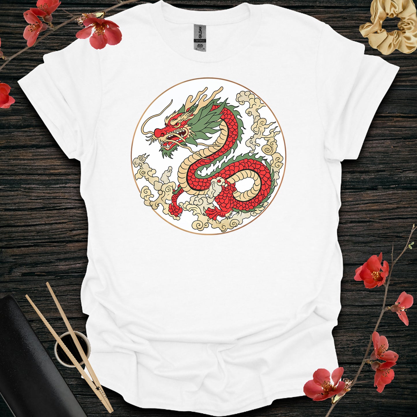 Red and Gold Dawn Dragon