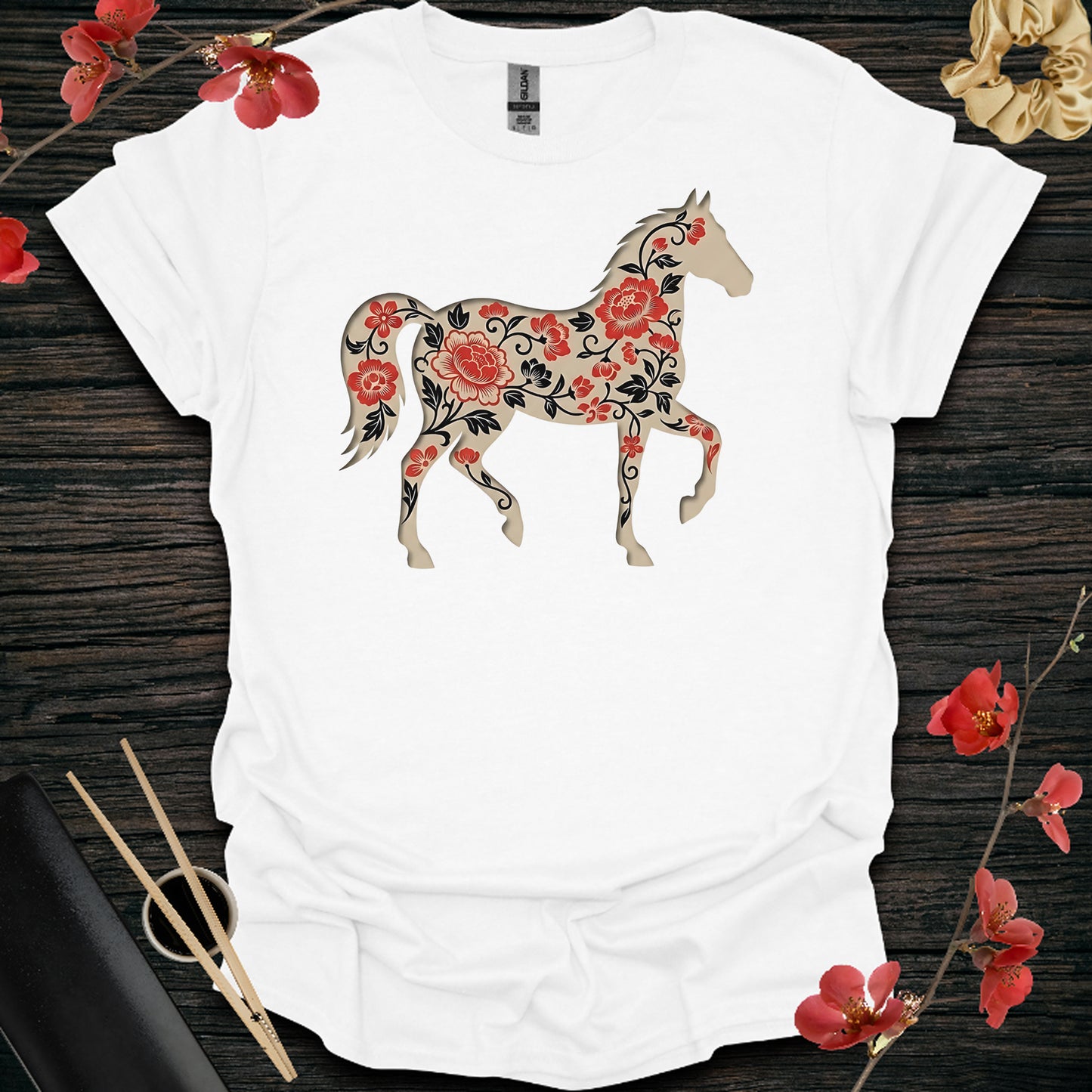 Rose Shadow Horse