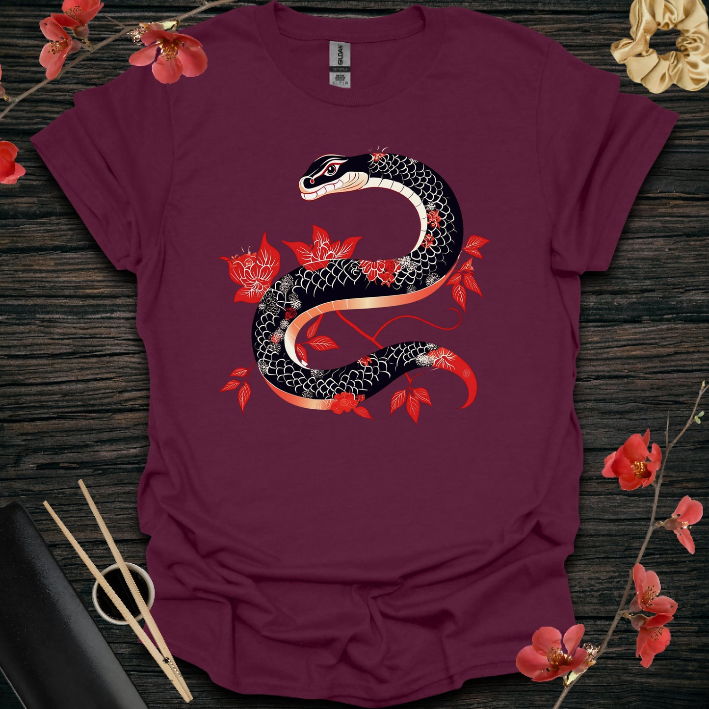 Navy Rose Snake