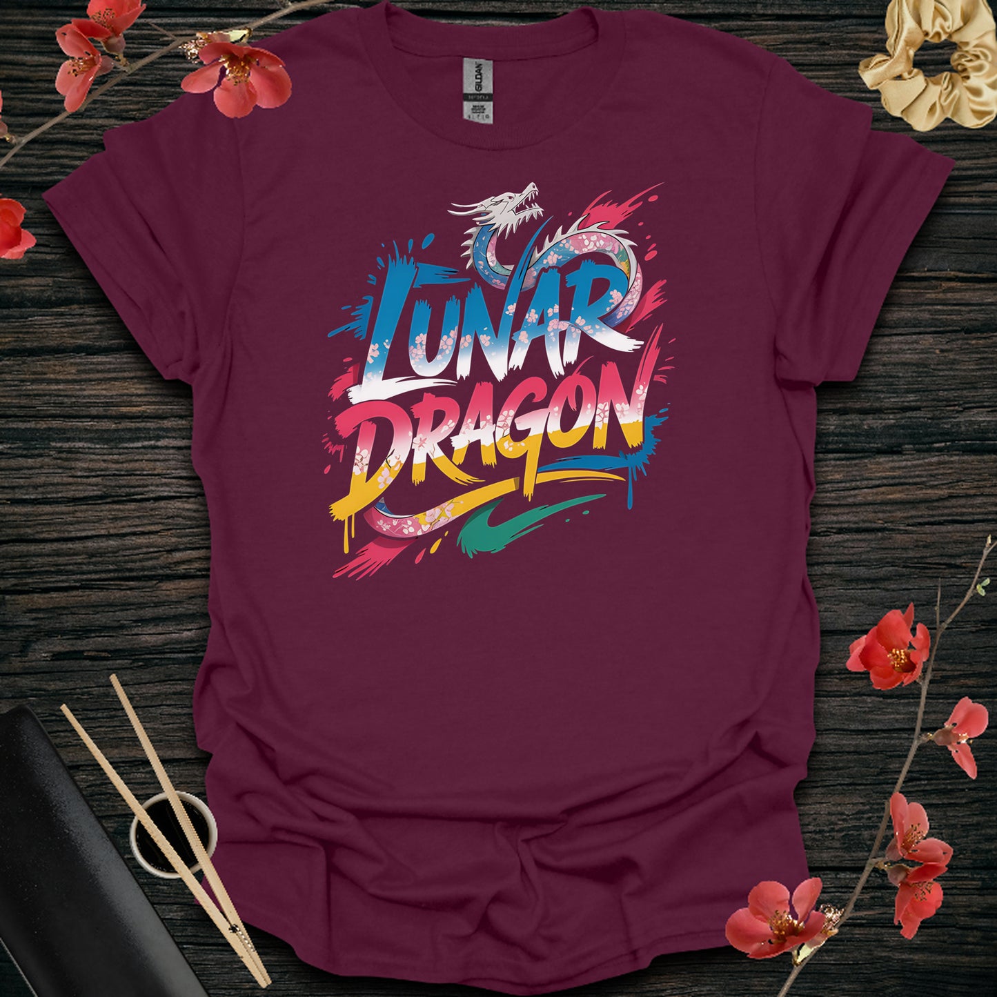 Paint Splattered Dragon