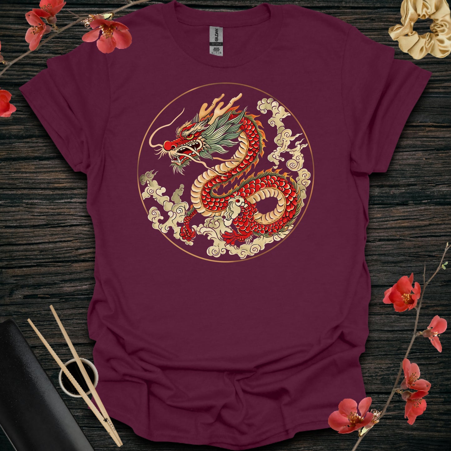 Red and Gold Dragon