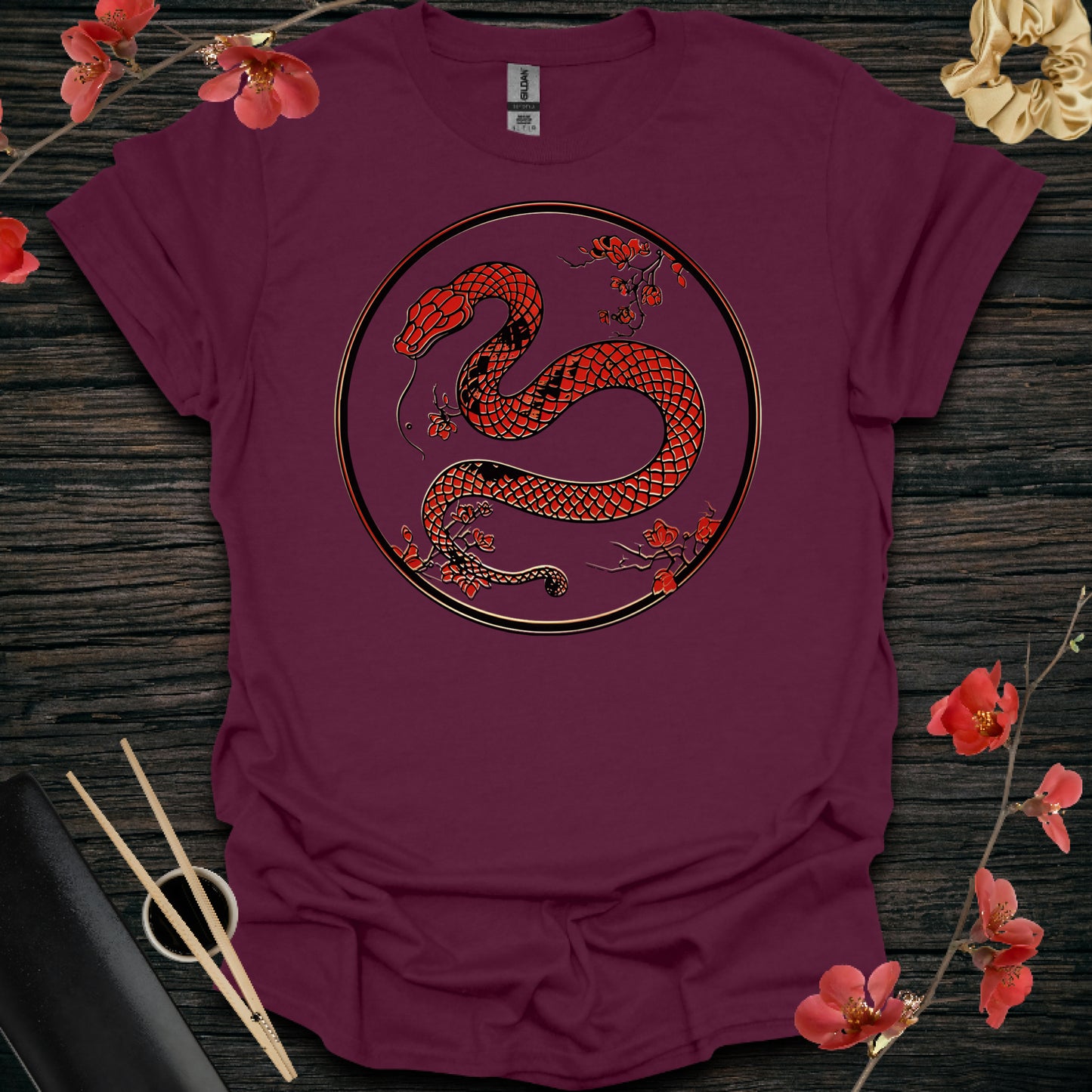 Red and Black Snake