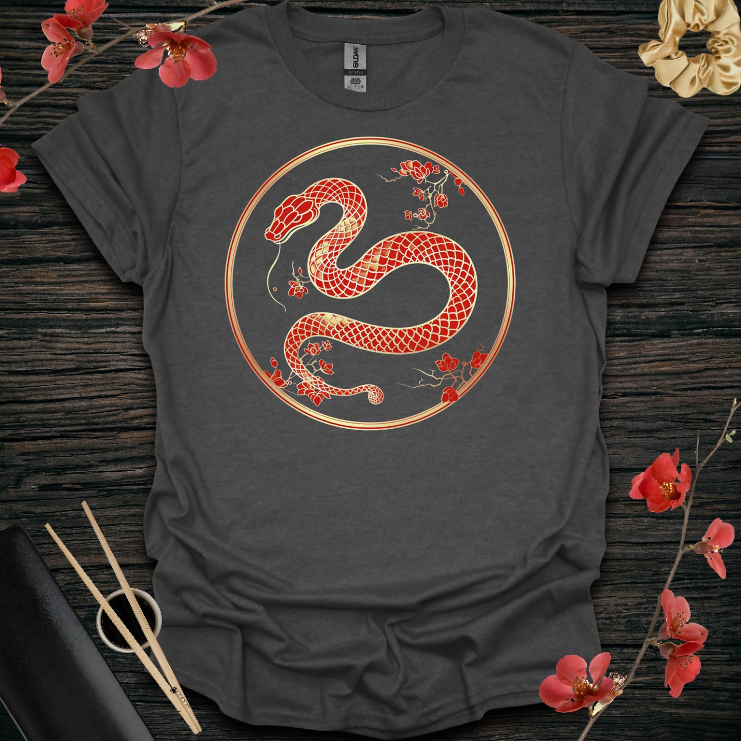 Red and Gold Snake