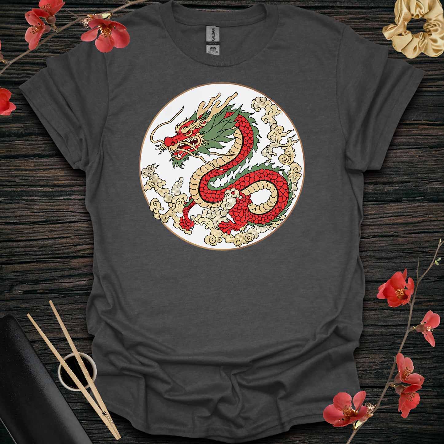 Red and Gold Dawn Dragon