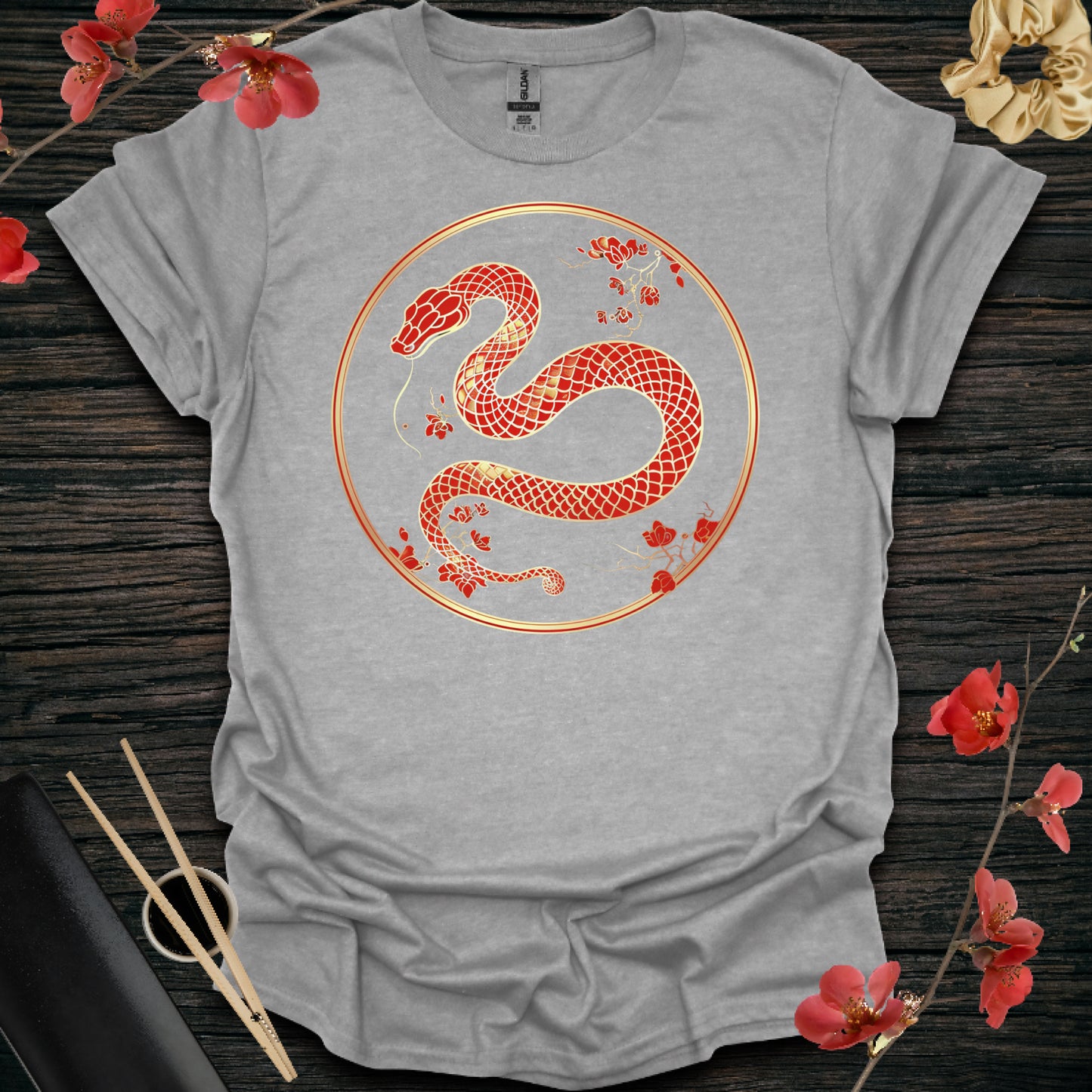 Red and Gold Snake