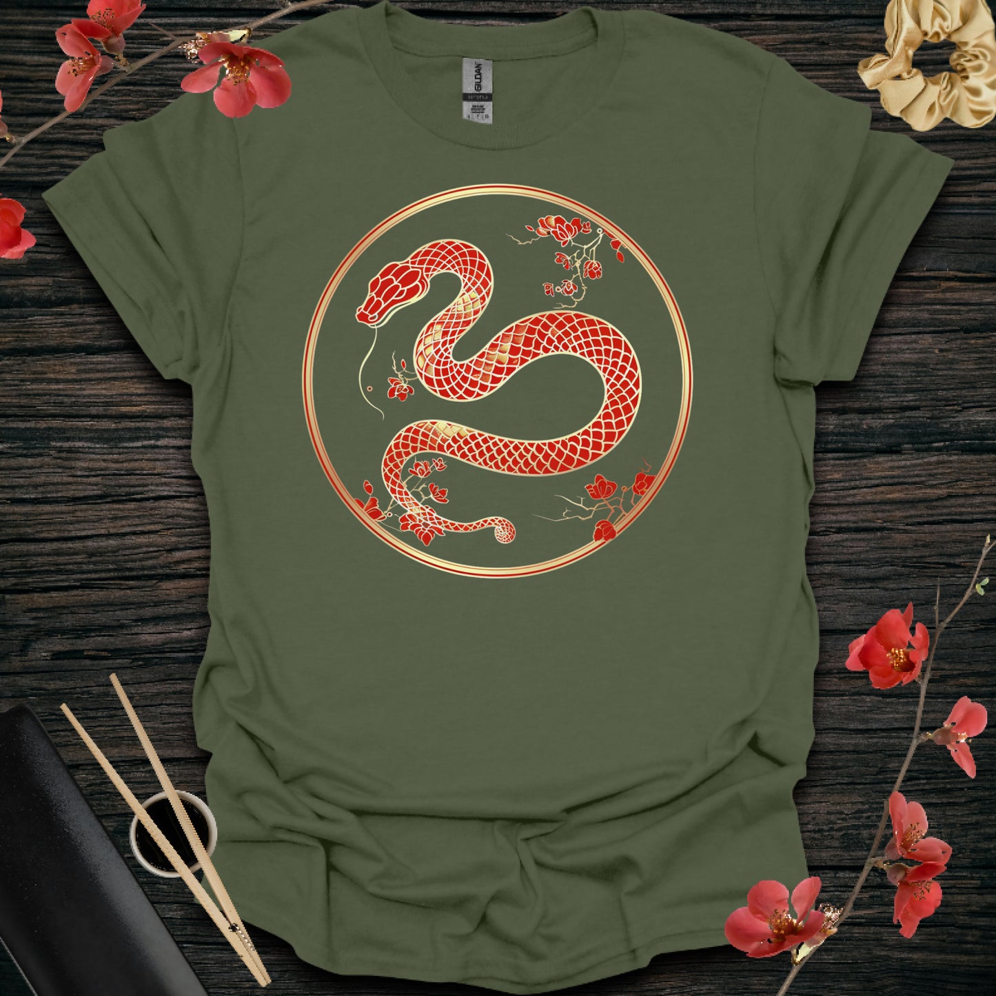 Red and Gold Snake