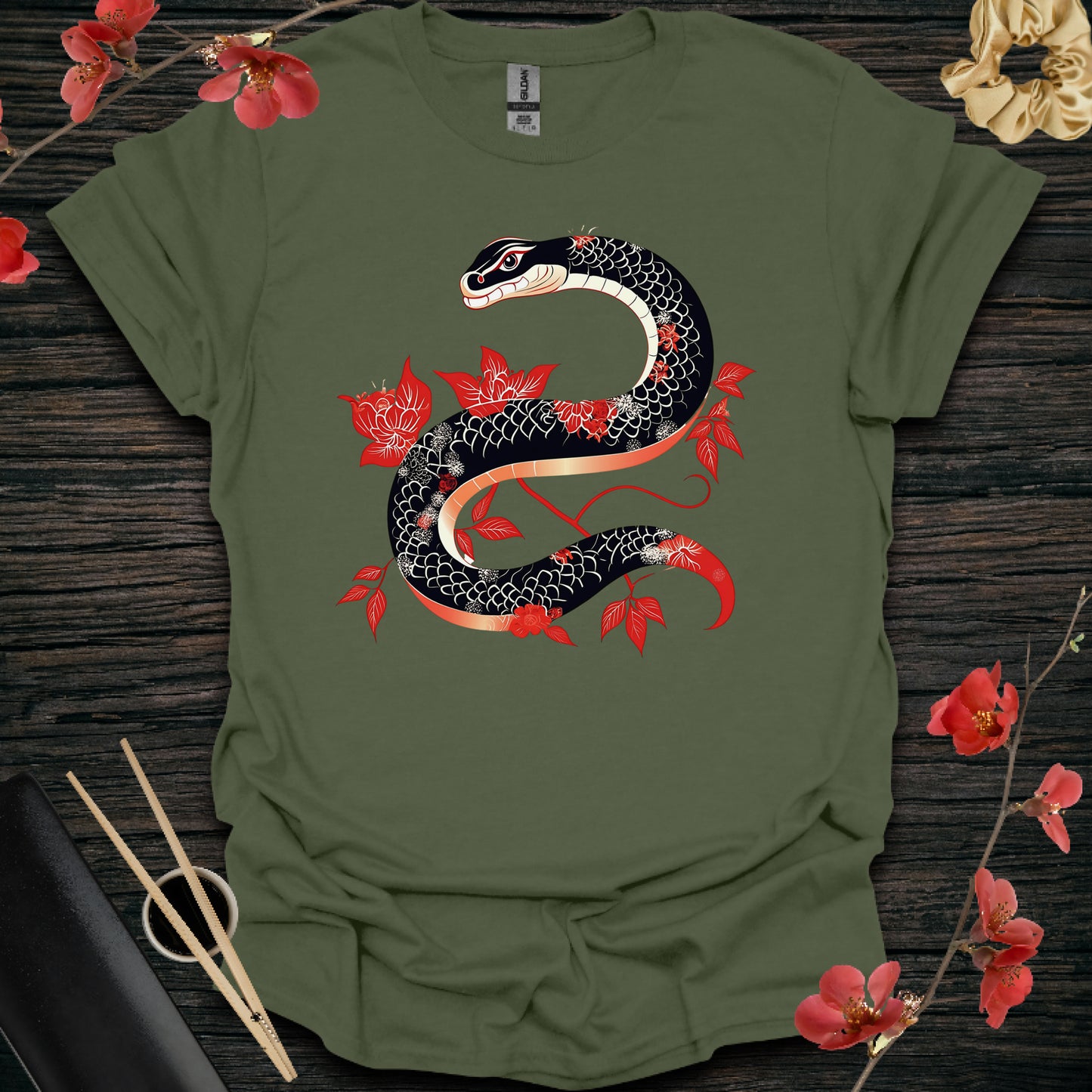 Navy Rose Snake