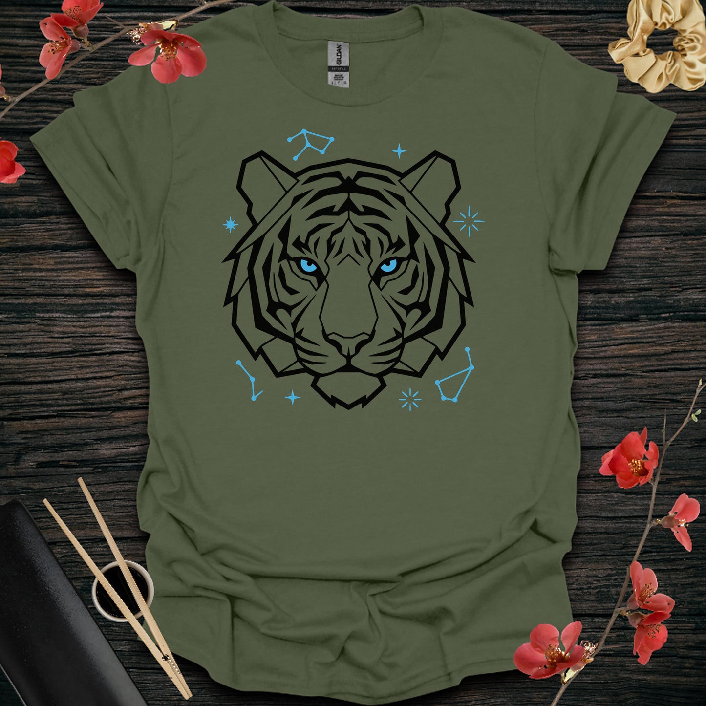 Icy Gaze Tiger