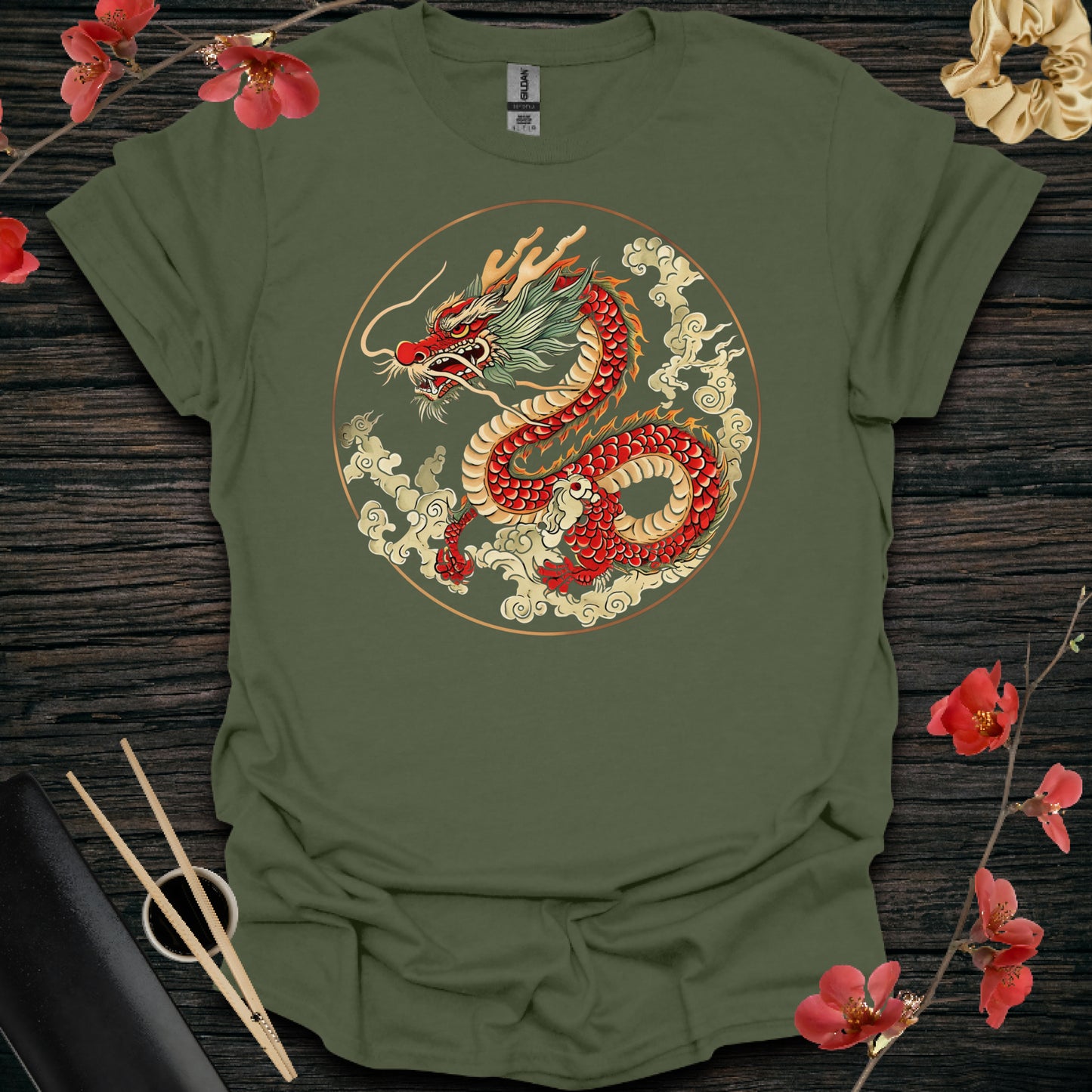 Red and Gold Dragon