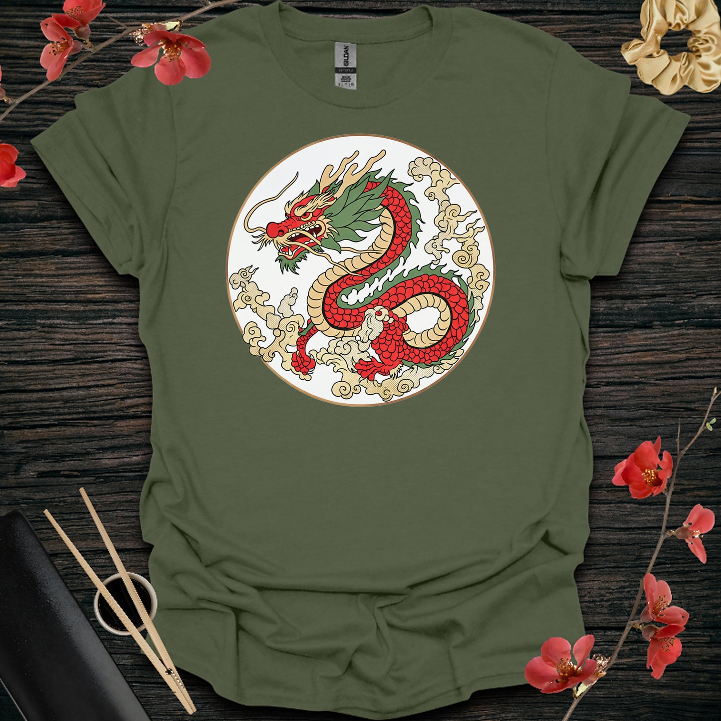 Red and Gold Dawn Dragon