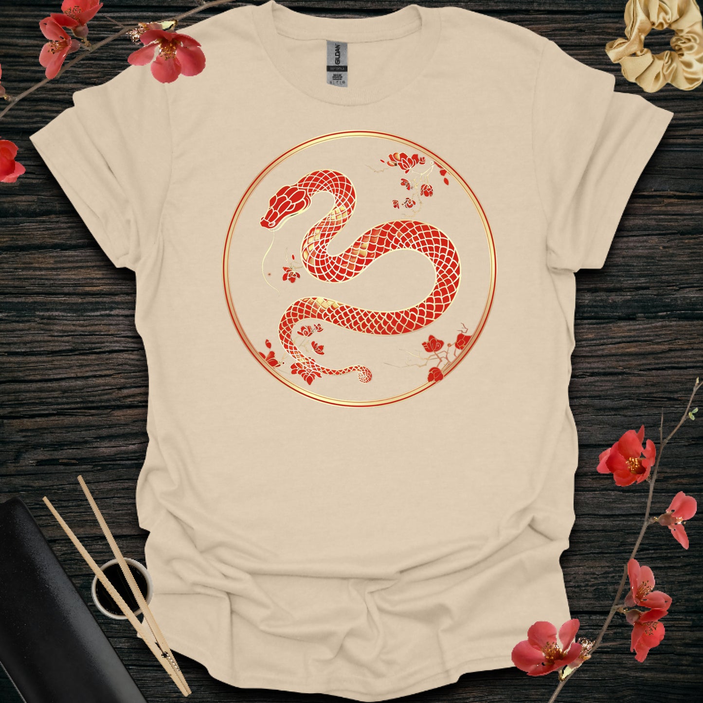 Red and Gold Snake