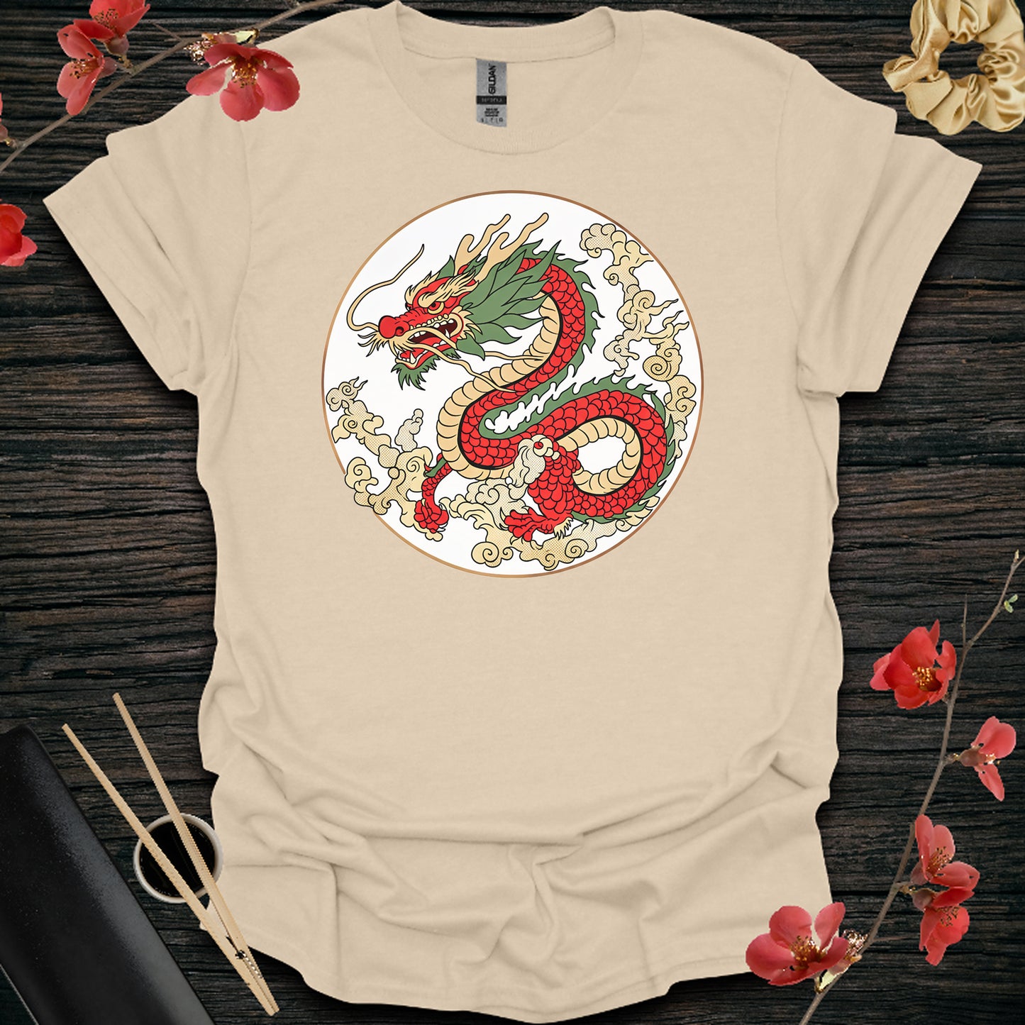 Red and Gold Dawn Dragon