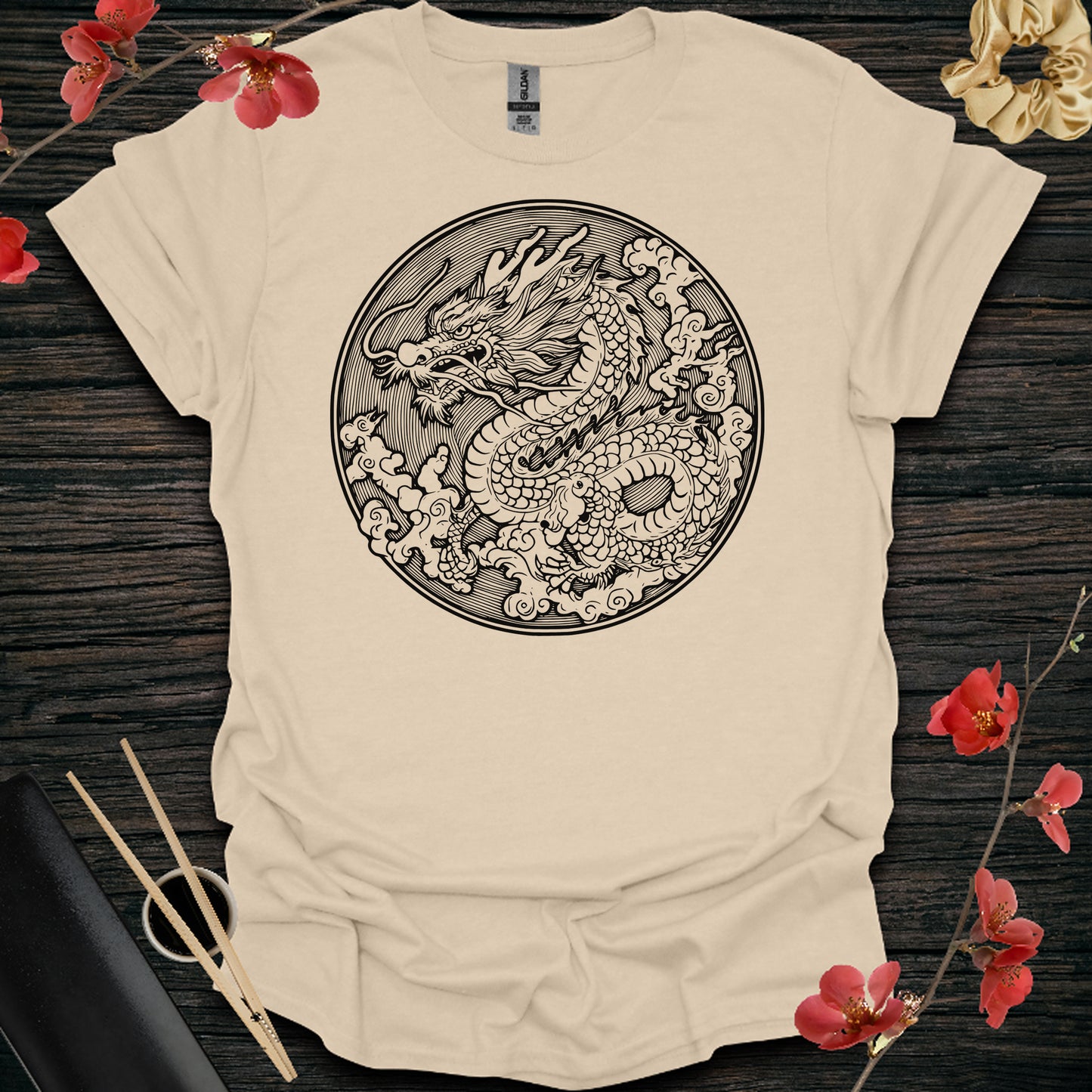 Tribal Dragon Tattoo