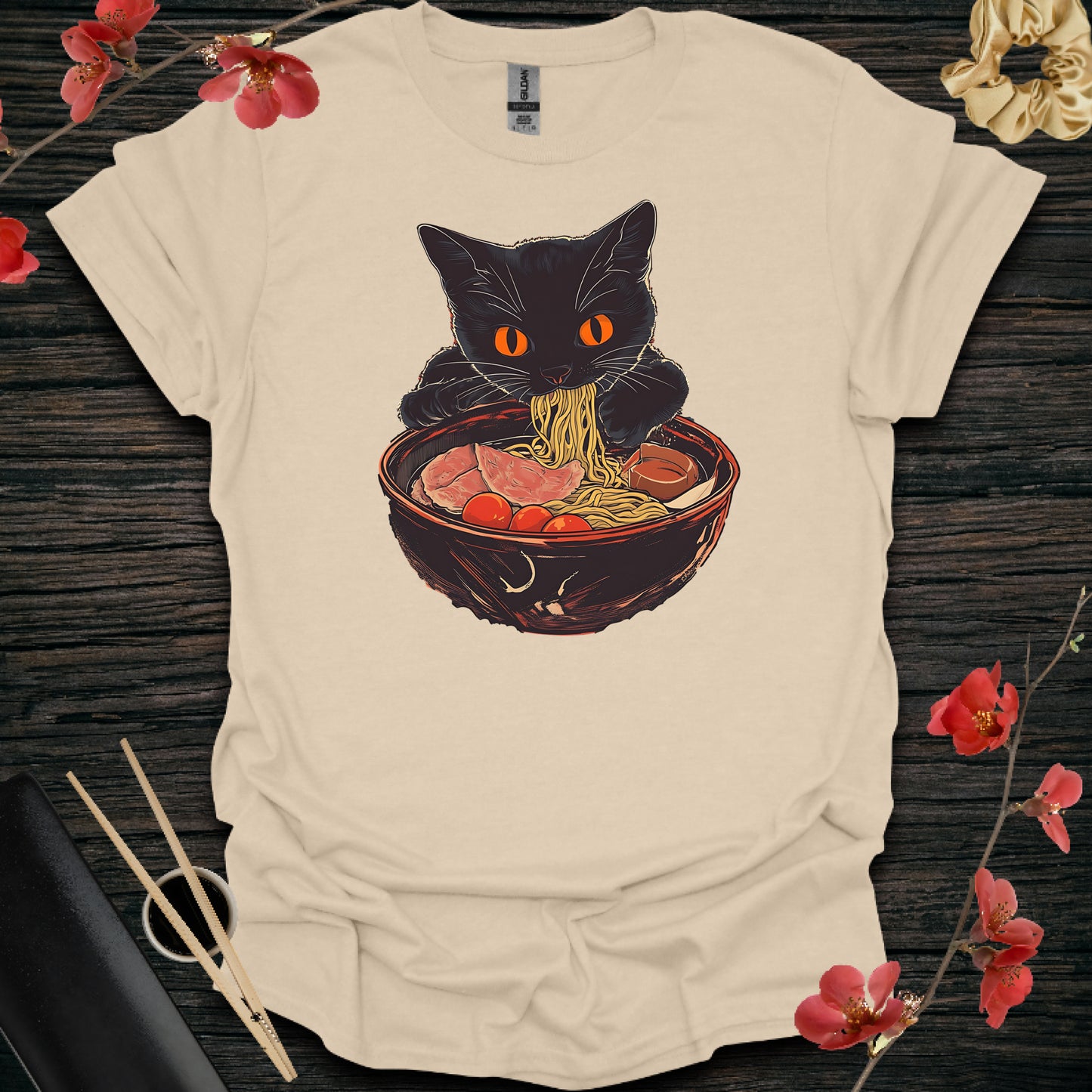 Hungry Ramen Cat