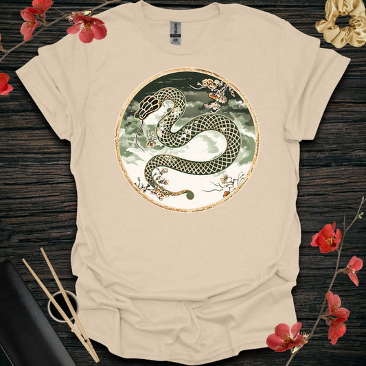 Green and White Snake