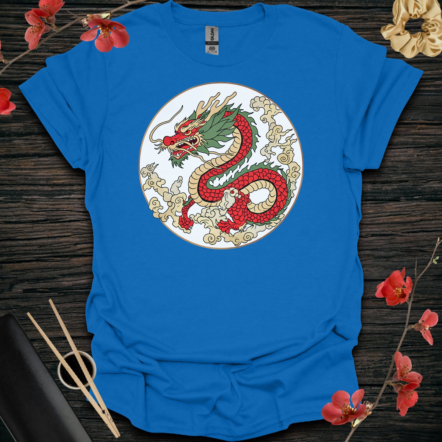 Red and Gold Dawn Dragon