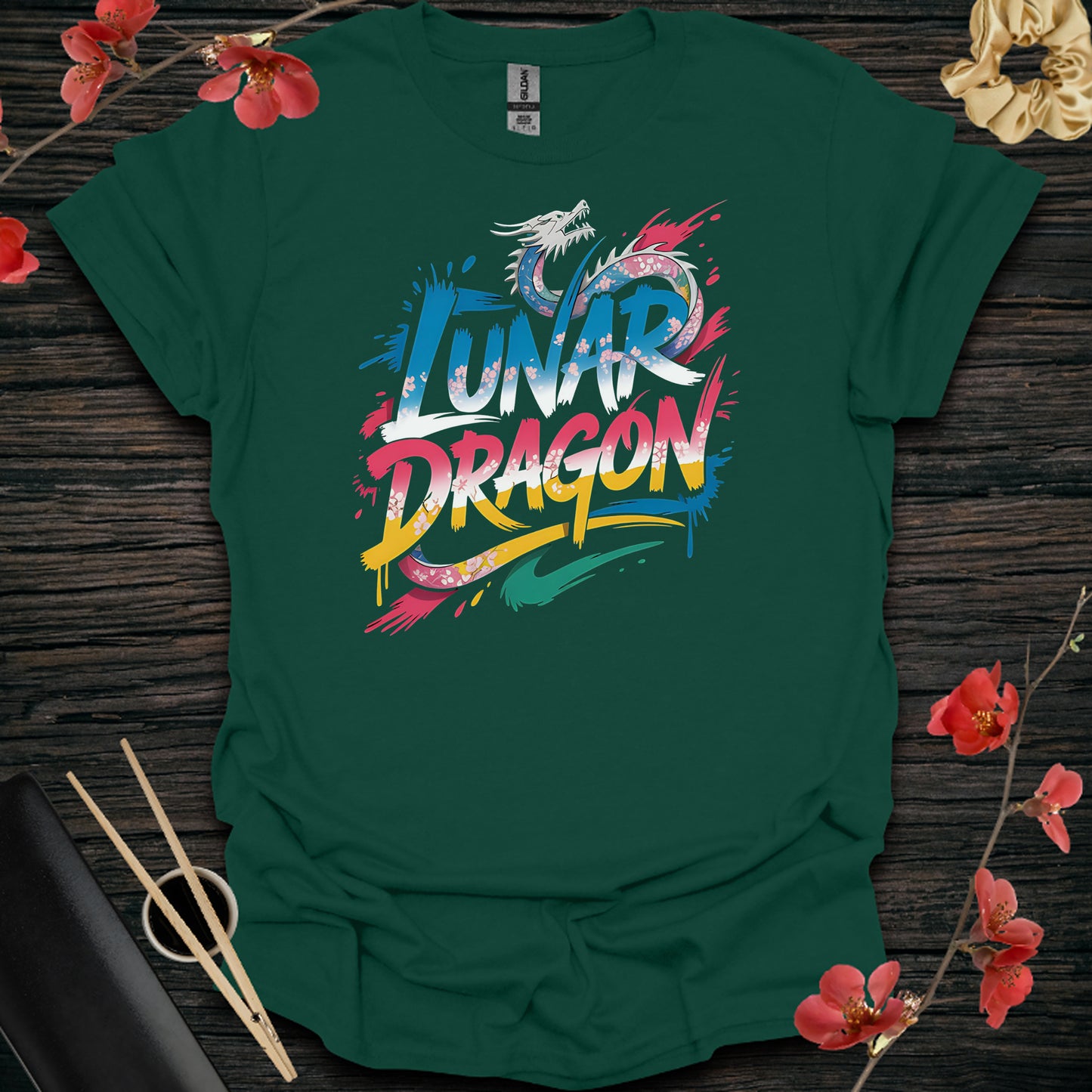 Paint Splattered Dragon