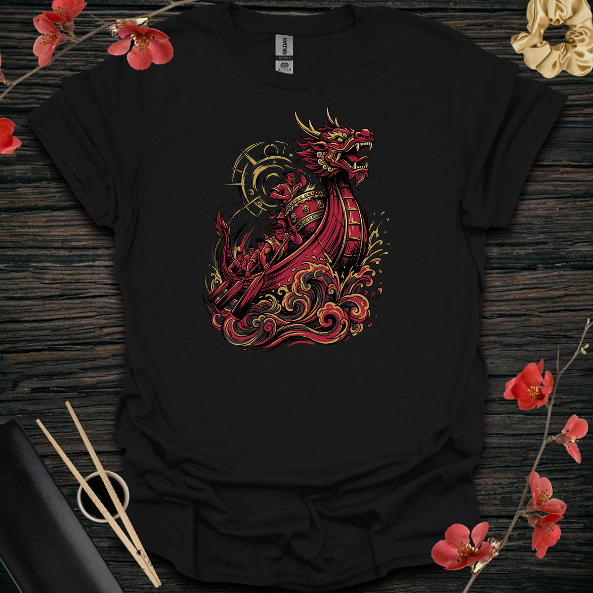 Dragon Warship T-Shirt - Black