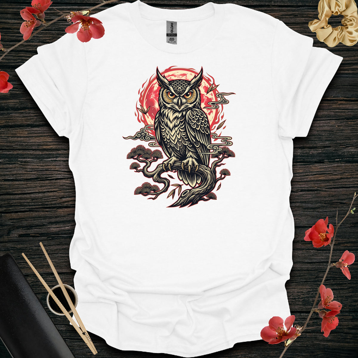 Lunar Owl T-Shirt - White
