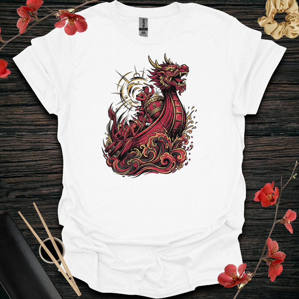 Dragon Warship T-Shirt - White