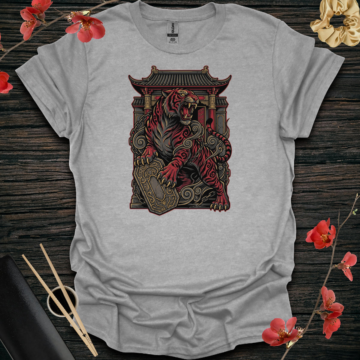 Lunar Tiger Gate Keeper T-Shirt - Sport Grey