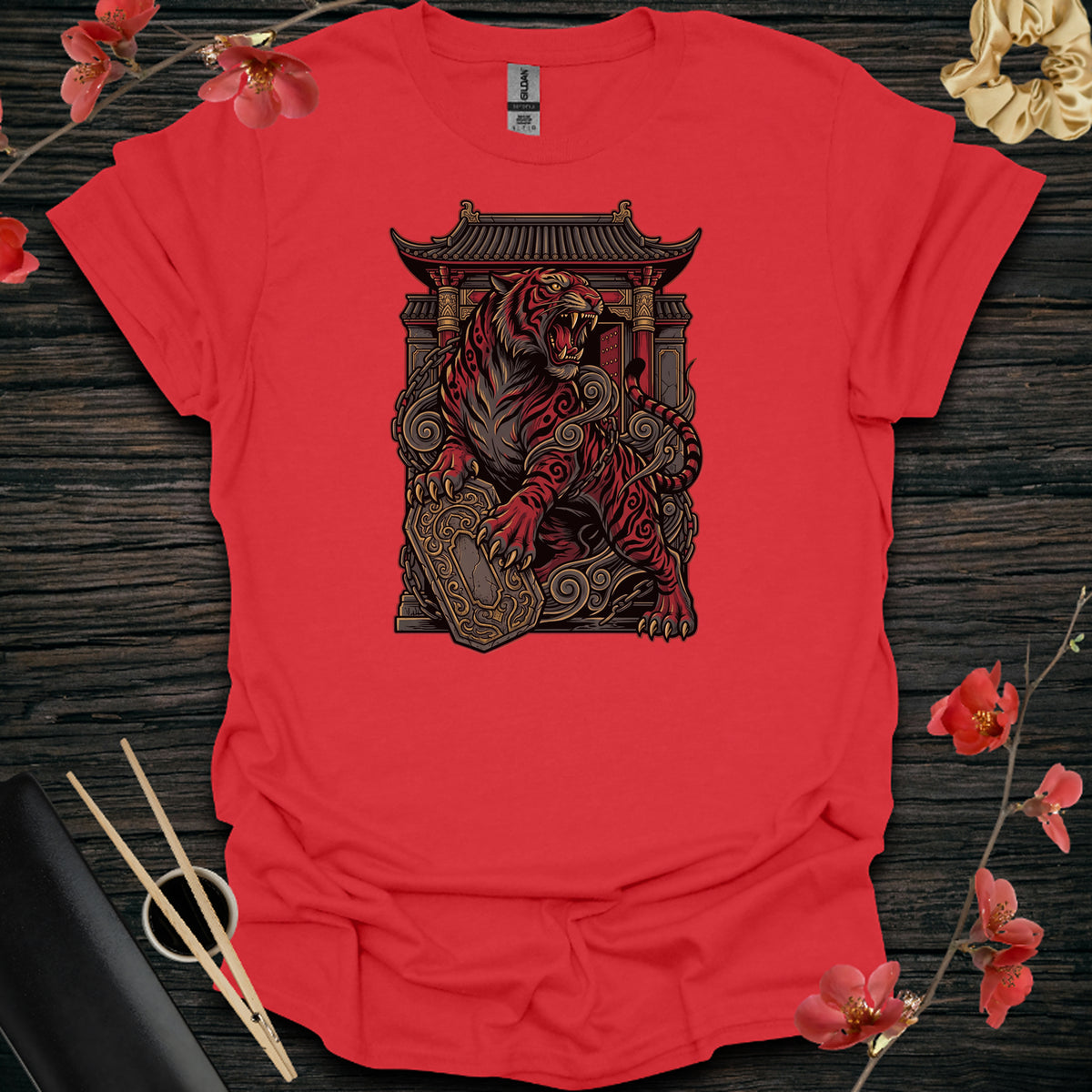 Lunar Tiger Gate Keeper T-Shirt - Red