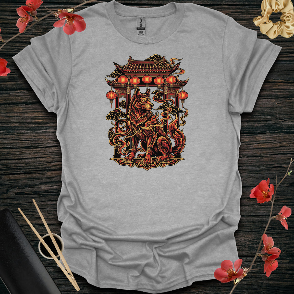 Lunar Guard Dog T-Shirt - Sport Grey